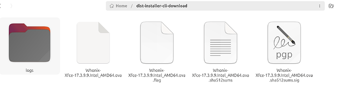 Whonix folder